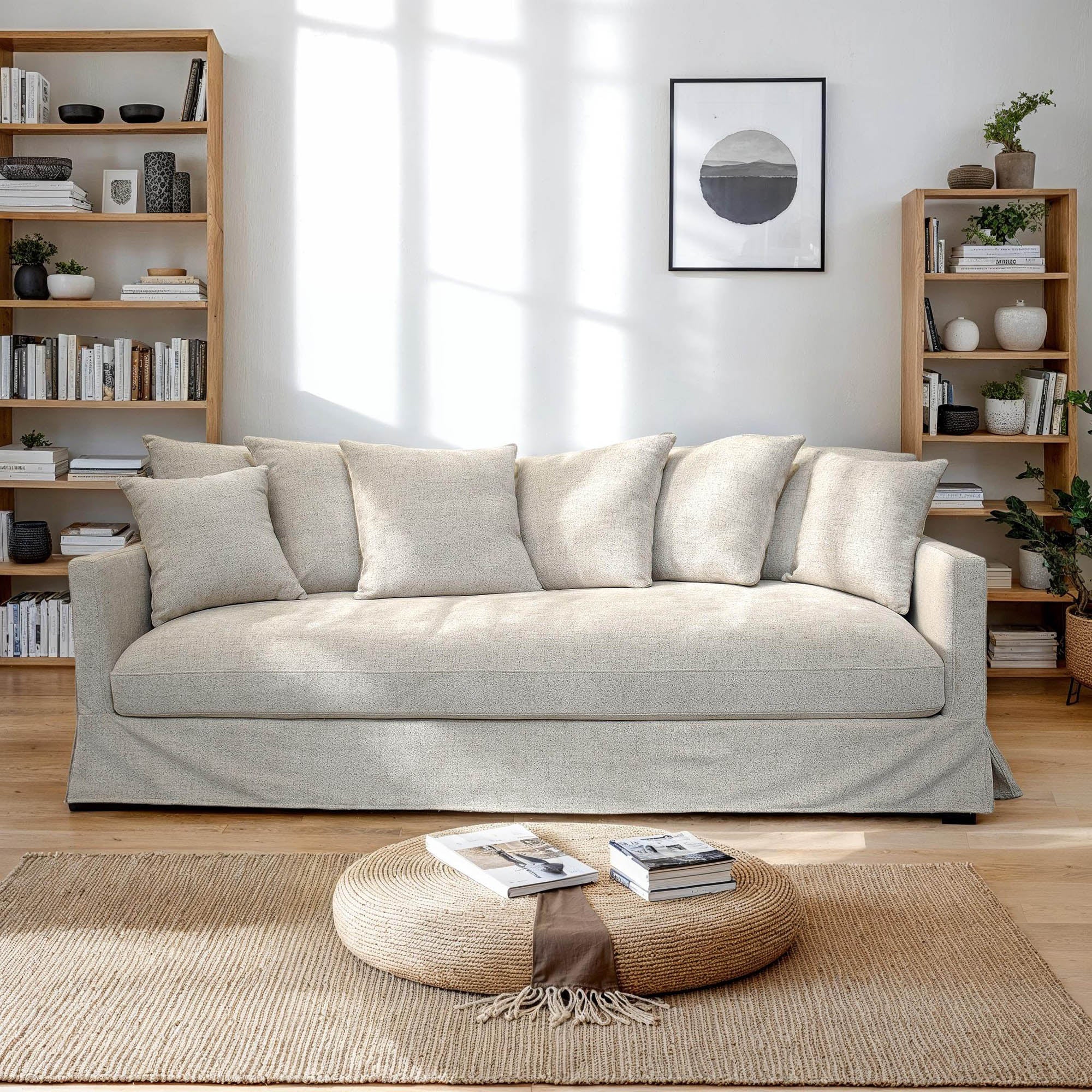 Borland 95" Slipcovered Sofa FURNITURE - sofas LH IMPORTS