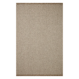 OVERSTOCK ITEM - Dawn Natural Check Outdoor Rug - 8'10" x 12'2"