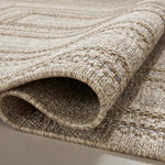 Loloi Dawn Natural Rug No.8 RUGS - synthetic Loloi 18" x 18"