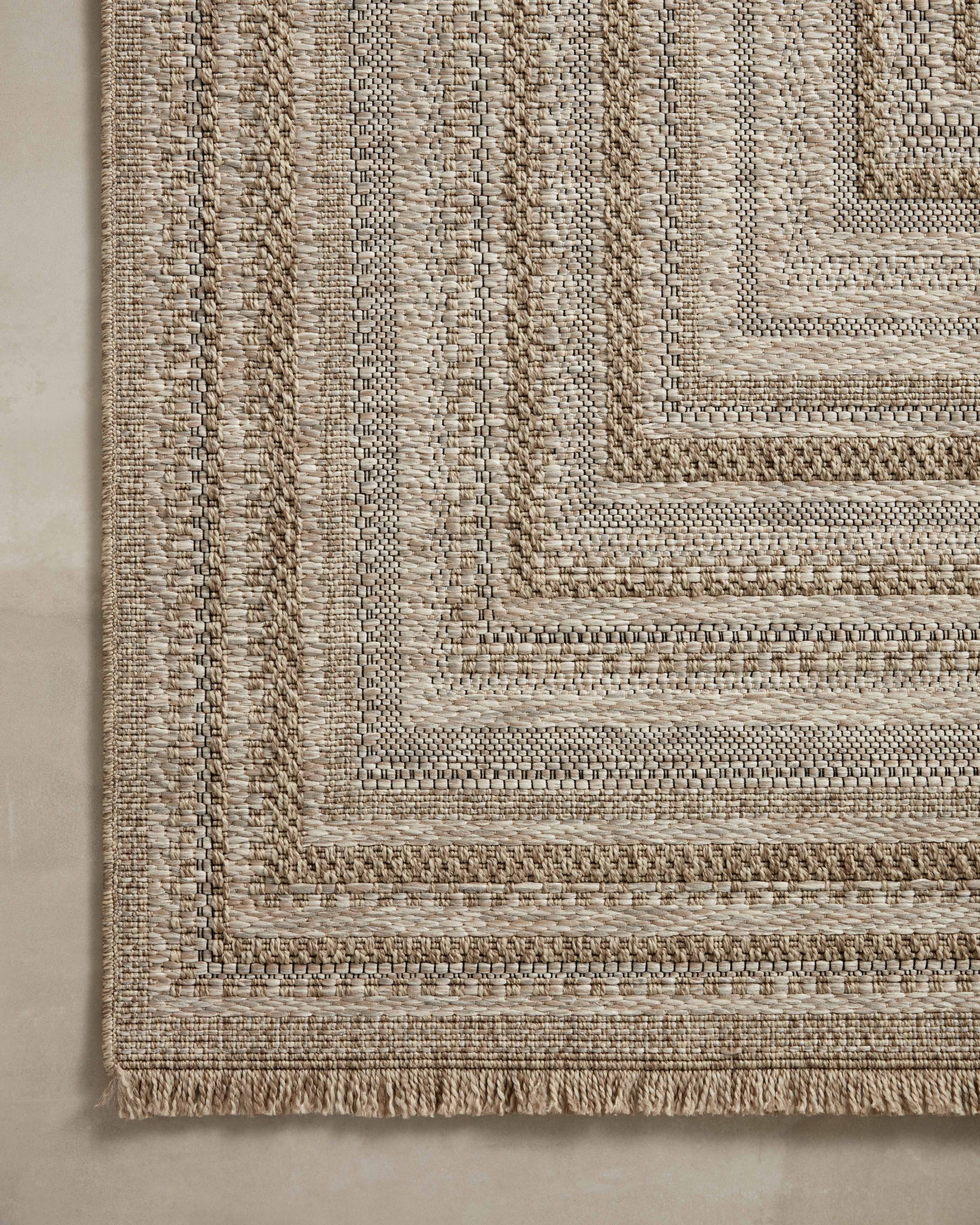 Loloi Dawn Natural Rug No.8 RUGS - synthetic Loloi 18" x 18"