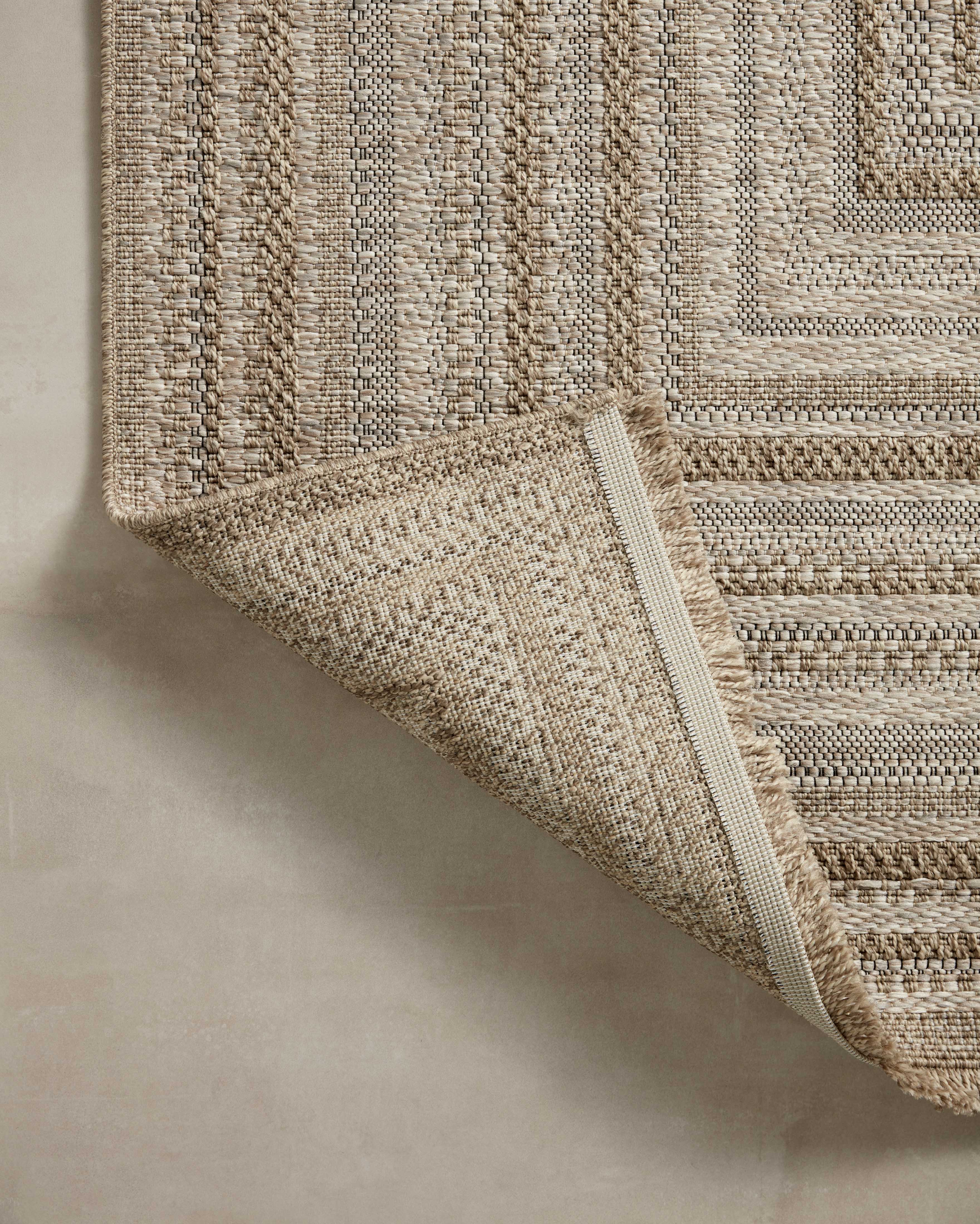 Loloi Dawn Natural Rug No.5 RUGS - synthetic Loloi 18" x 18"