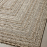 Loloi Dawn Natural Rug No.2 RUGS - synthetic Loloi 18" x 18"