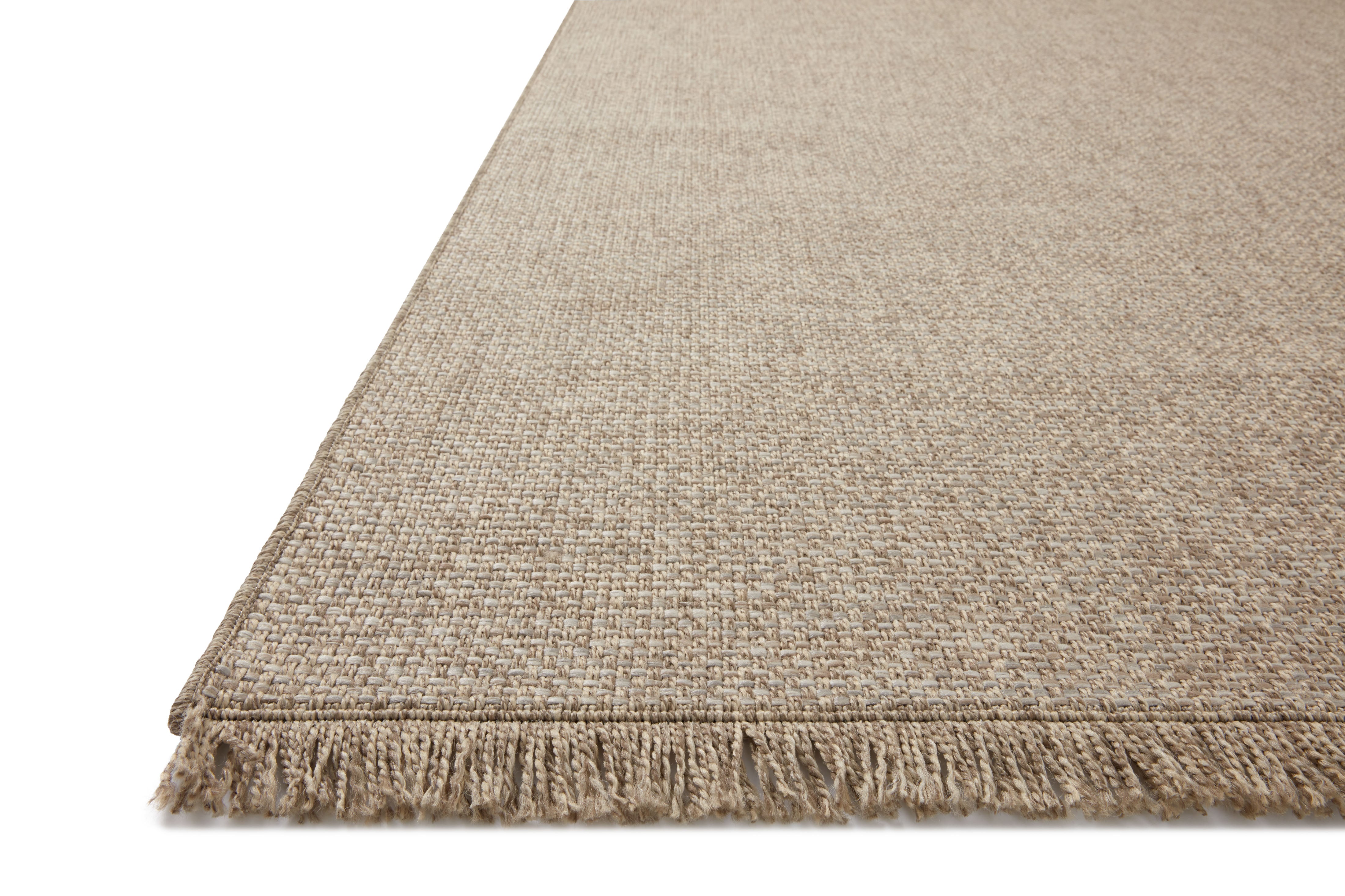 Loloi Dawn Natural Rug No.3 RUGS - synthetic Loloi 18" x 18"