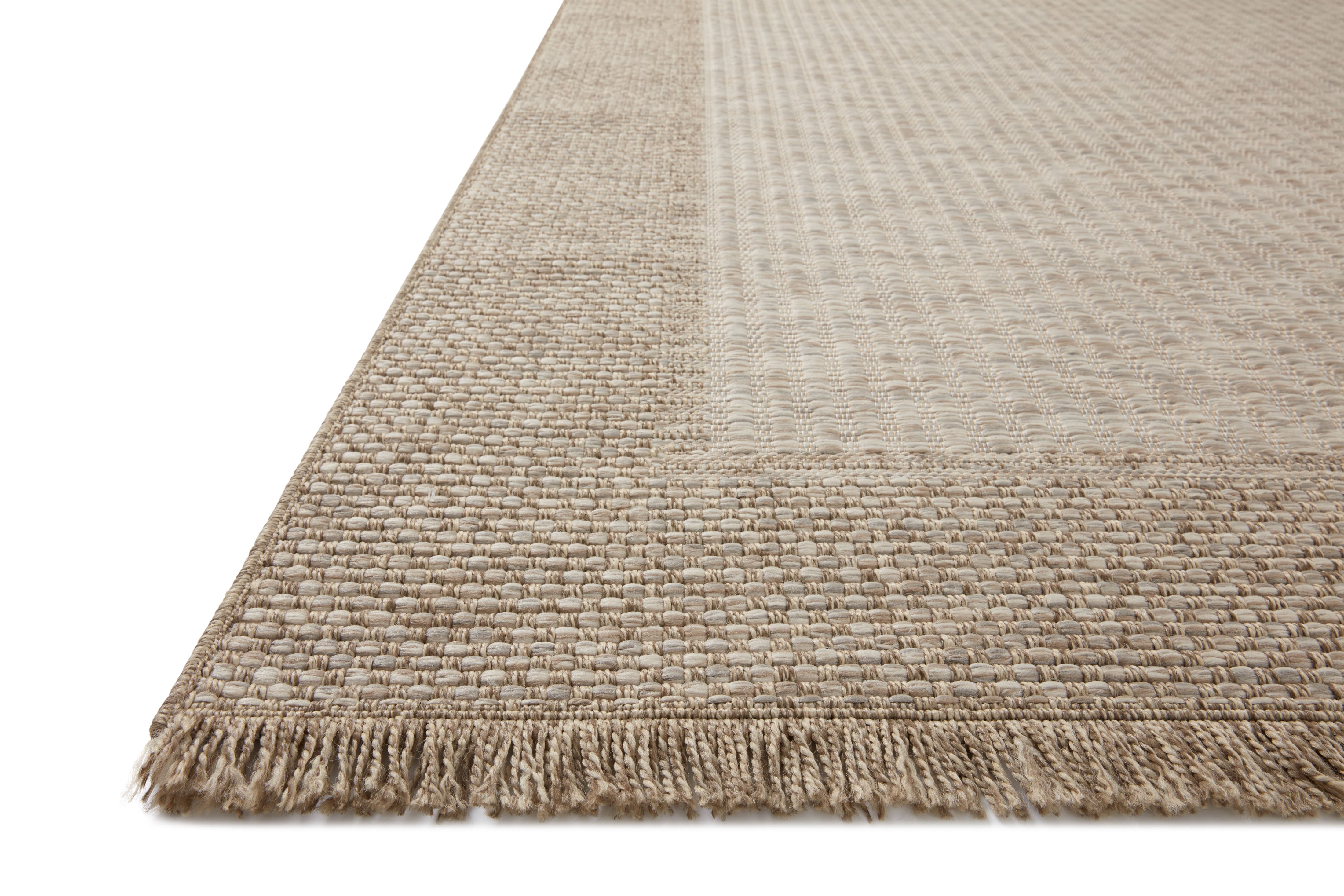 Loloi Dawn Natural Rug No.8 RUGS - synthetic Loloi 18" x 18"