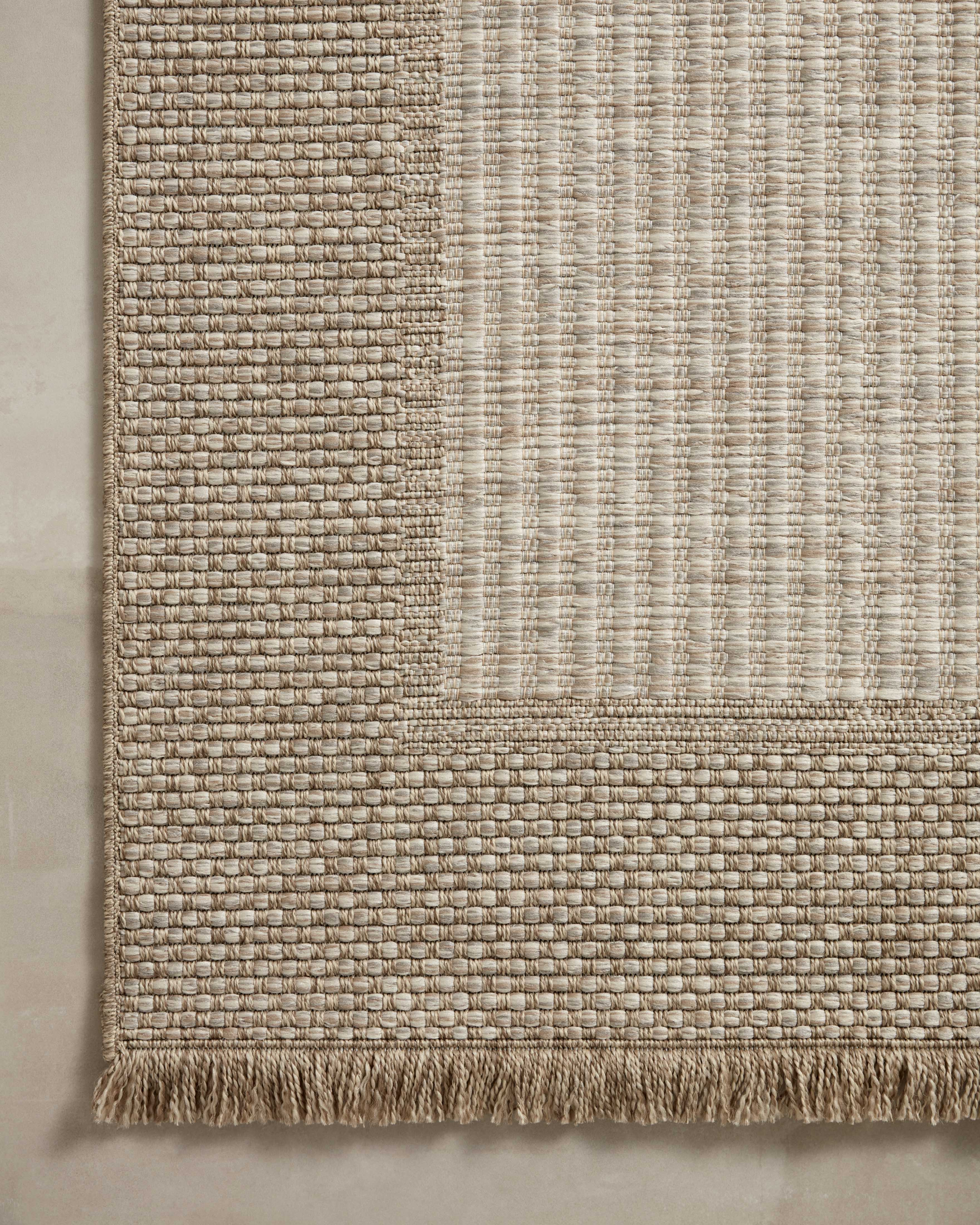 Loloi Dawn Natural Rug No.1 RUGS - synthetic Loloi 18" x 18"