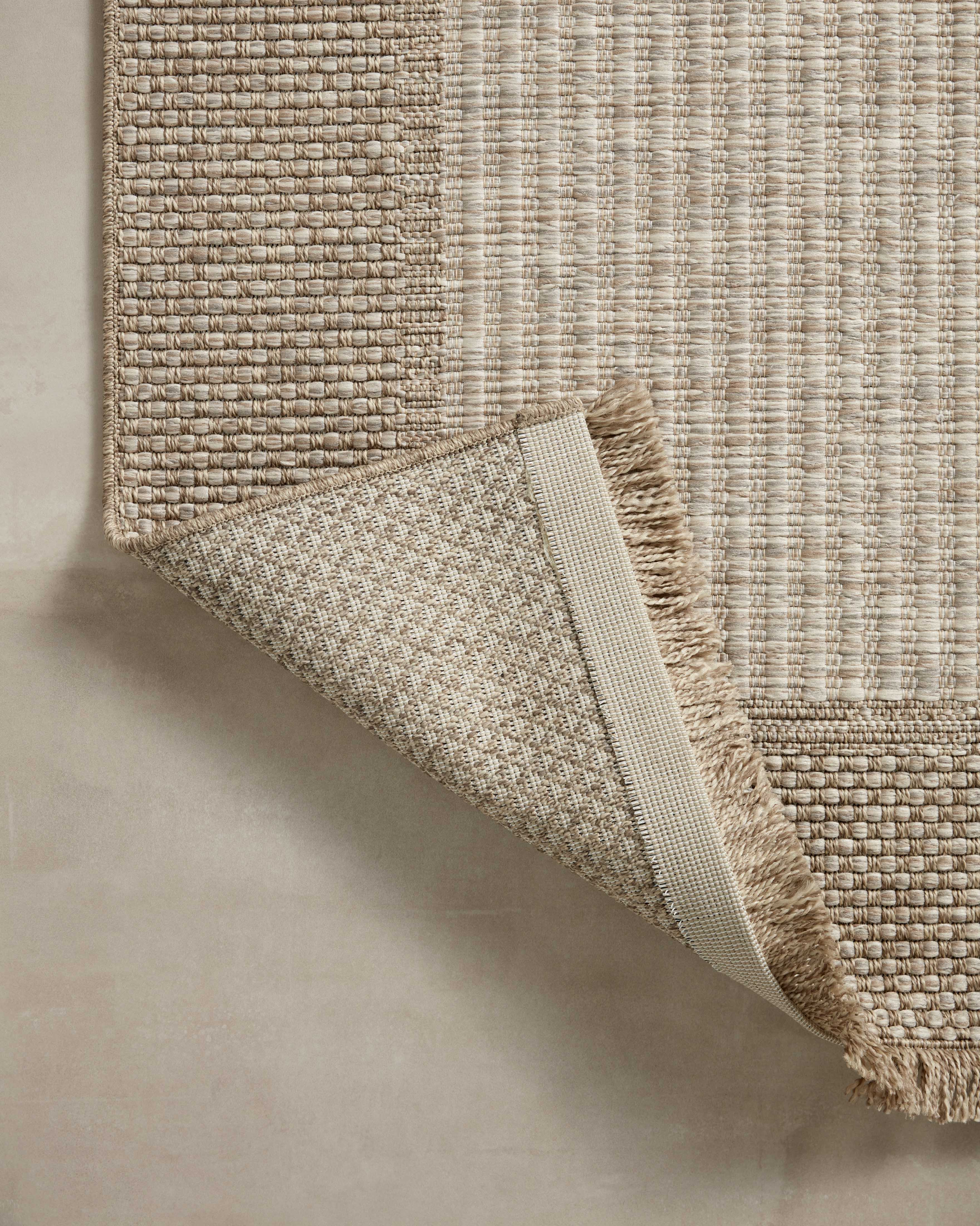 Loloi Dawn Natural Rug No.1 RUGS - synthetic Loloi 18" x 18"