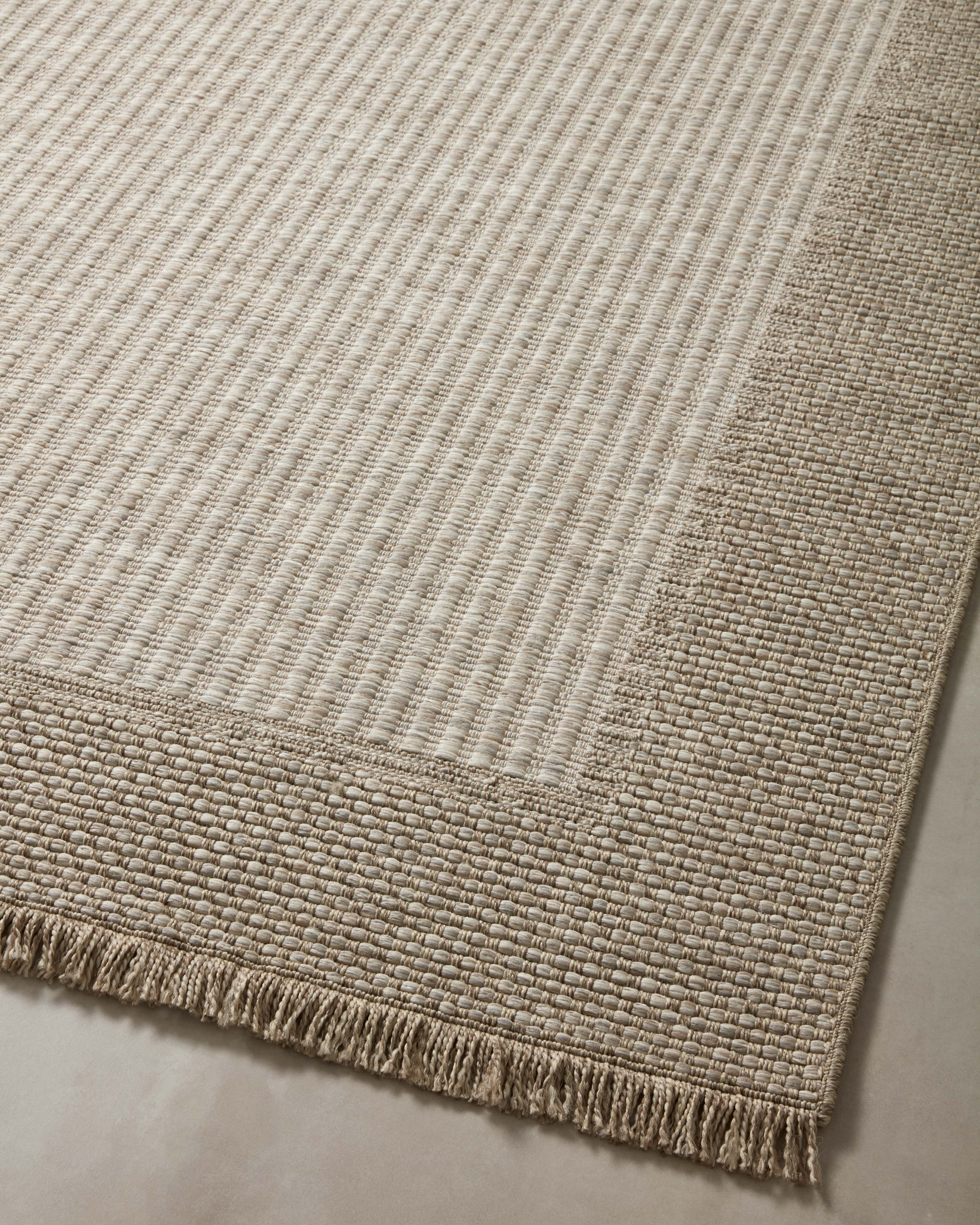 Loloi Dawn Natural Rug No.8 RUGS - synthetic Loloi 18" x 18"