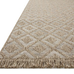 Loloi Dawn Natural Rug No.8 RUGS - synthetic Loloi 18" x 18"