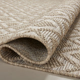 Loloi Dawn Natural Rug No.5 RUGS - synthetic Loloi 18" x 18"