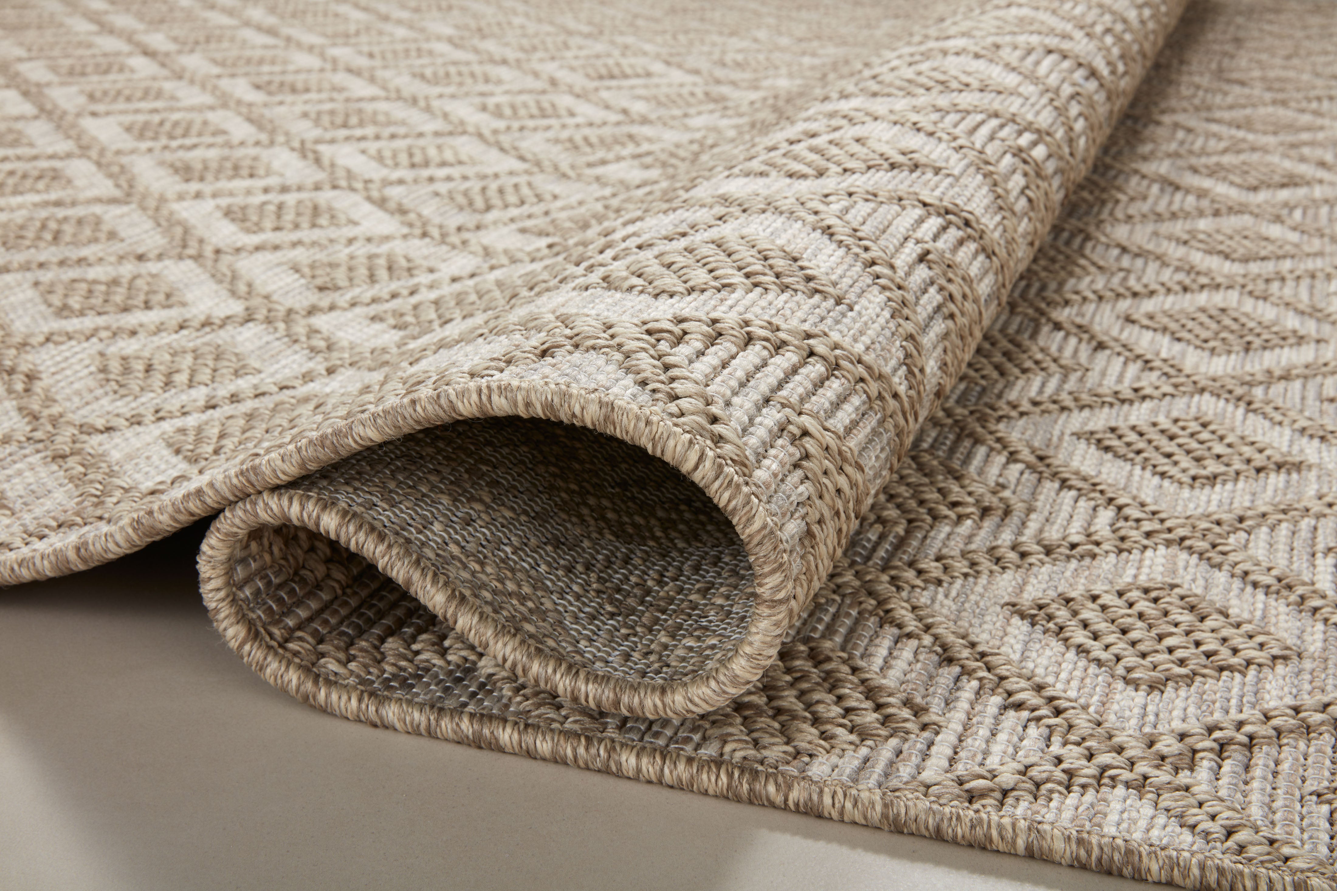 Loloi Dawn Natural Rug No.4 RUGS - synthetic Loloi 18" x 18"