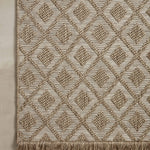 Loloi Dawn Natural Rug No.3 RUGS - synthetic Loloi 18" x 18"