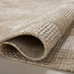 Loloi Dawn Natural Rug No.7 RUGS - synthetic Loloi 18" x 18"