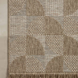 Loloi Dawn Natural Rug No.7 RUGS - synthetic Loloi 18" x 18"