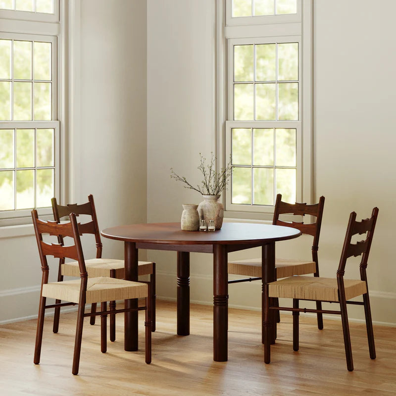 Elle Solid Wood Dining Chair FURNITURE - dining chair Union Home