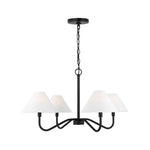 Eldon Medium Chandelier LIGHTING - chandelier Visual Comfort Midnight Black