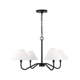Eldon Medium Chandelier LIGHTING - chandelier Visual Comfort Midnight Black