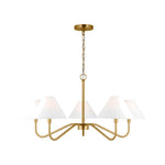Eldon Large Chandelier LIGHTING - chandelier Visual Comfort Satin Brass