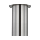 Archer Small Flush Mount LIGHTING - flush mount Visual Comfort - Studio Brushed Steel