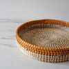 Woven Seagrass & Rattan Tray - Rug & Weave