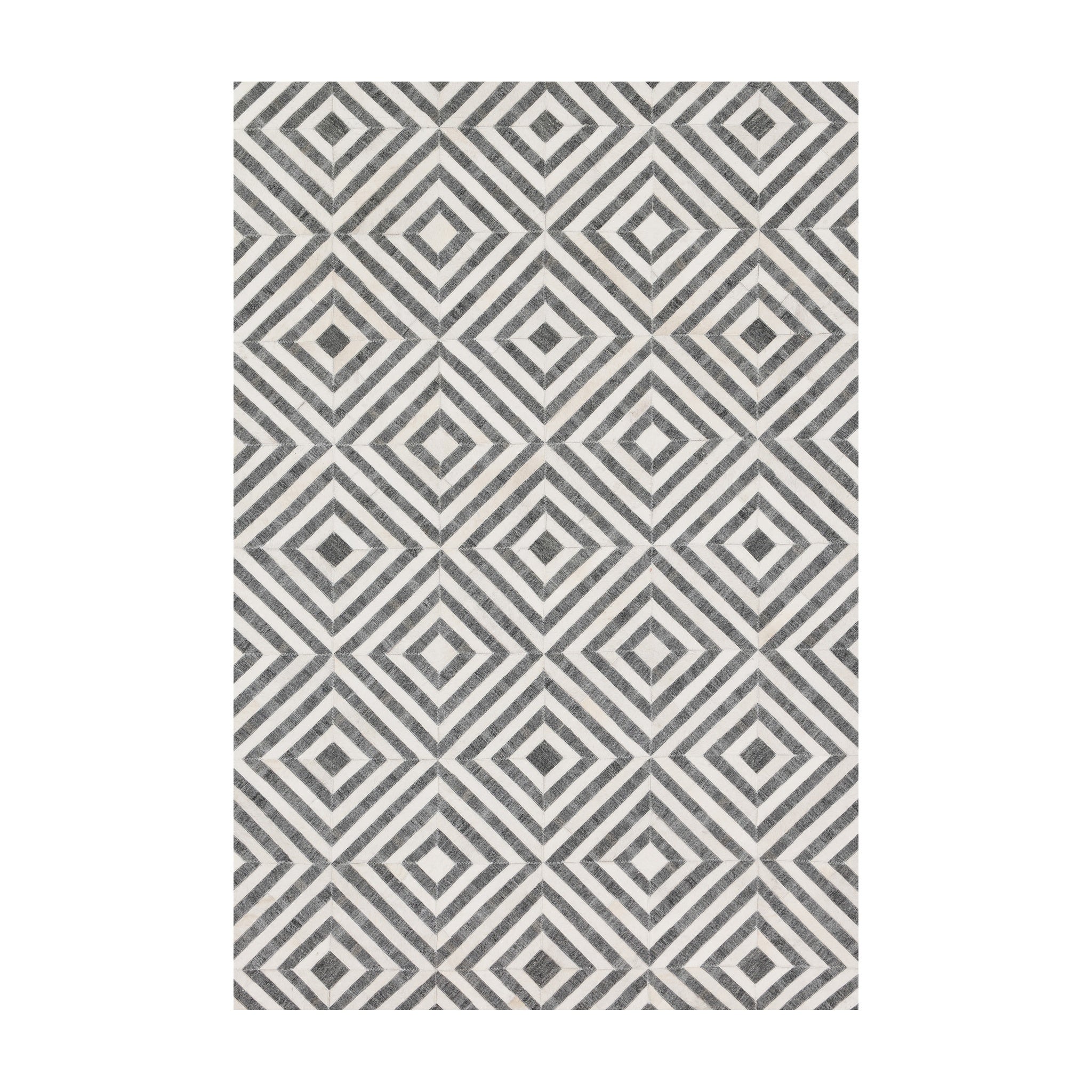 Loloi Dorado Charcoal / Ivory Rug RUGS - wool Loloi 2'6" x 8'0"