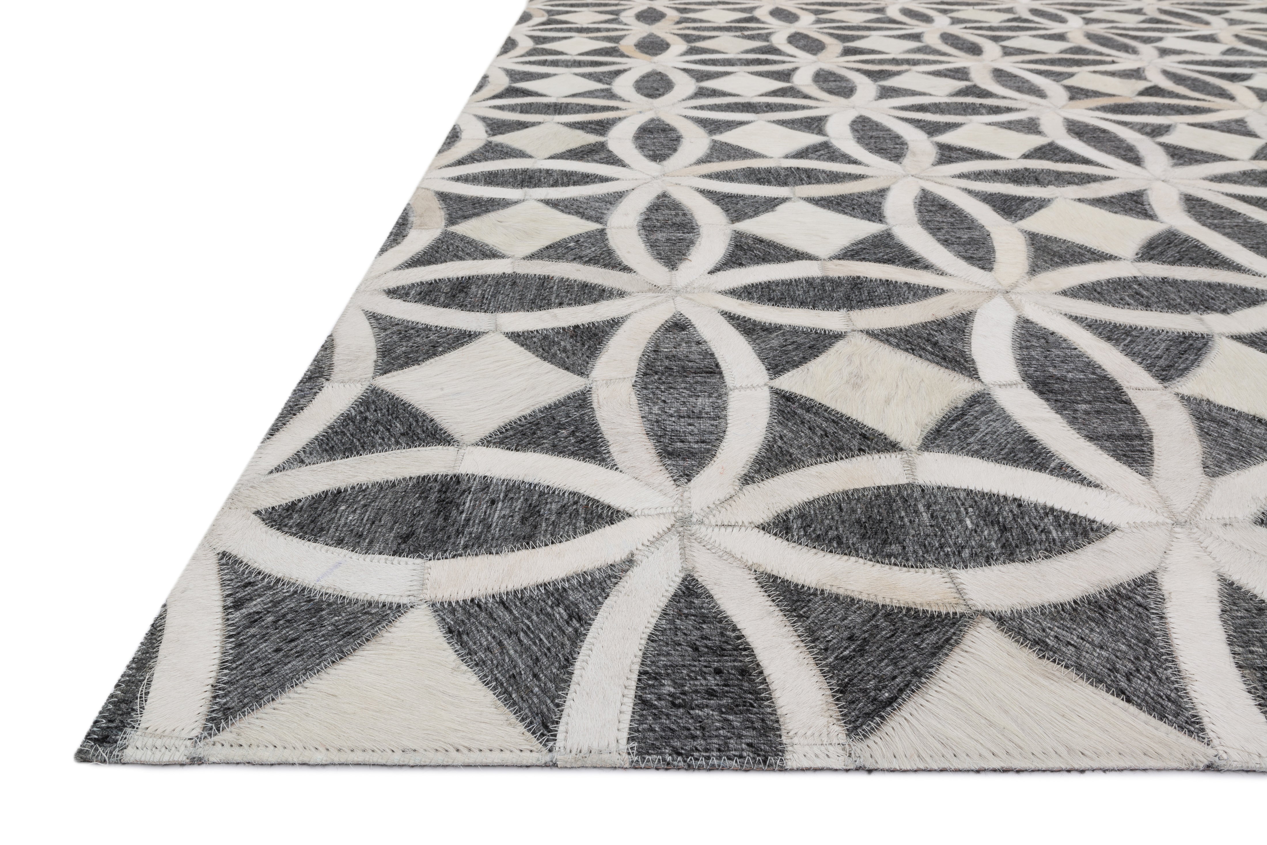 Loloi Dorado Graphite / Ivory Rug RUGS - wool Loloi