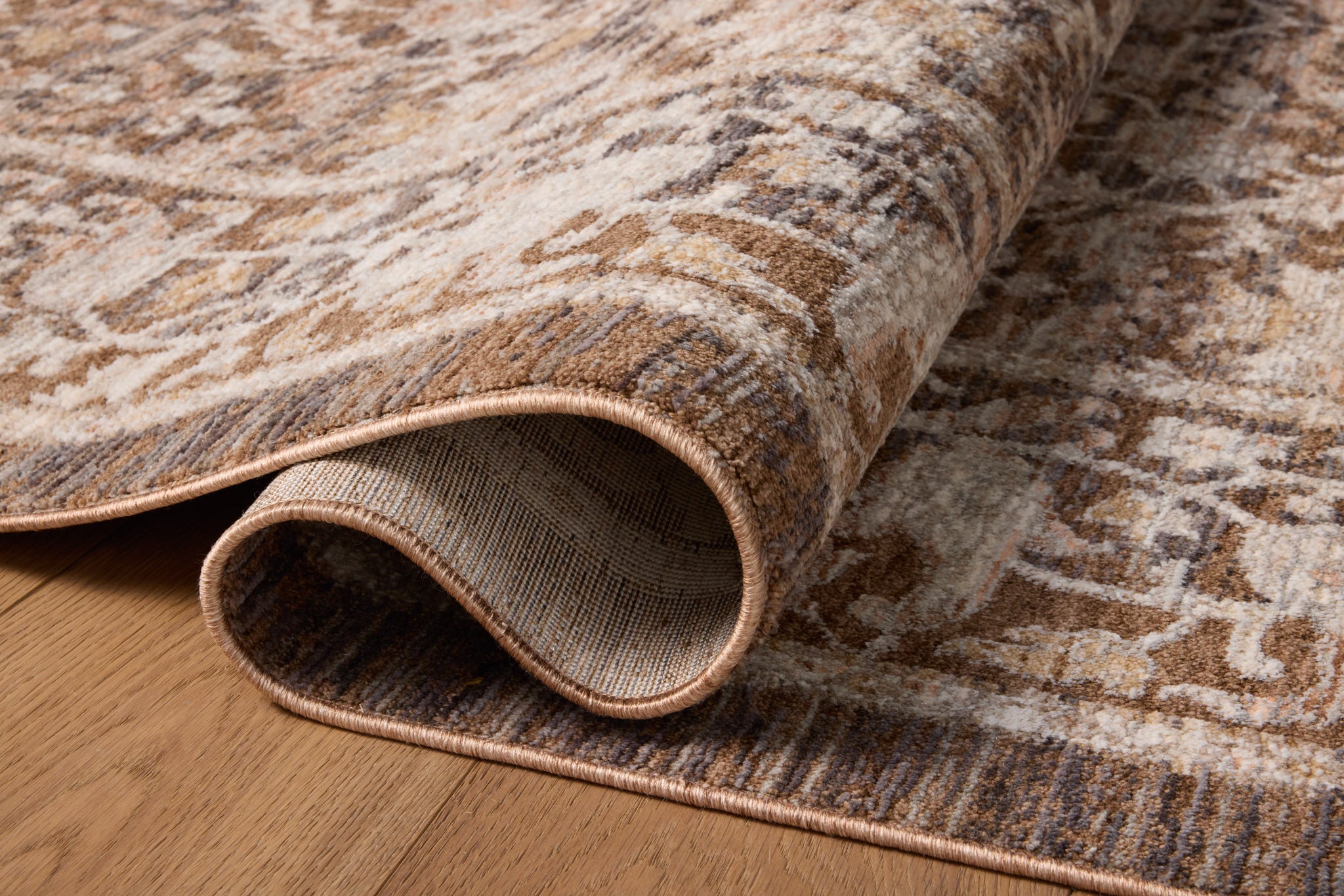 Chris Loves Julia x Loloi Doris Tobacco / Ivory Rug - Rug & Weave