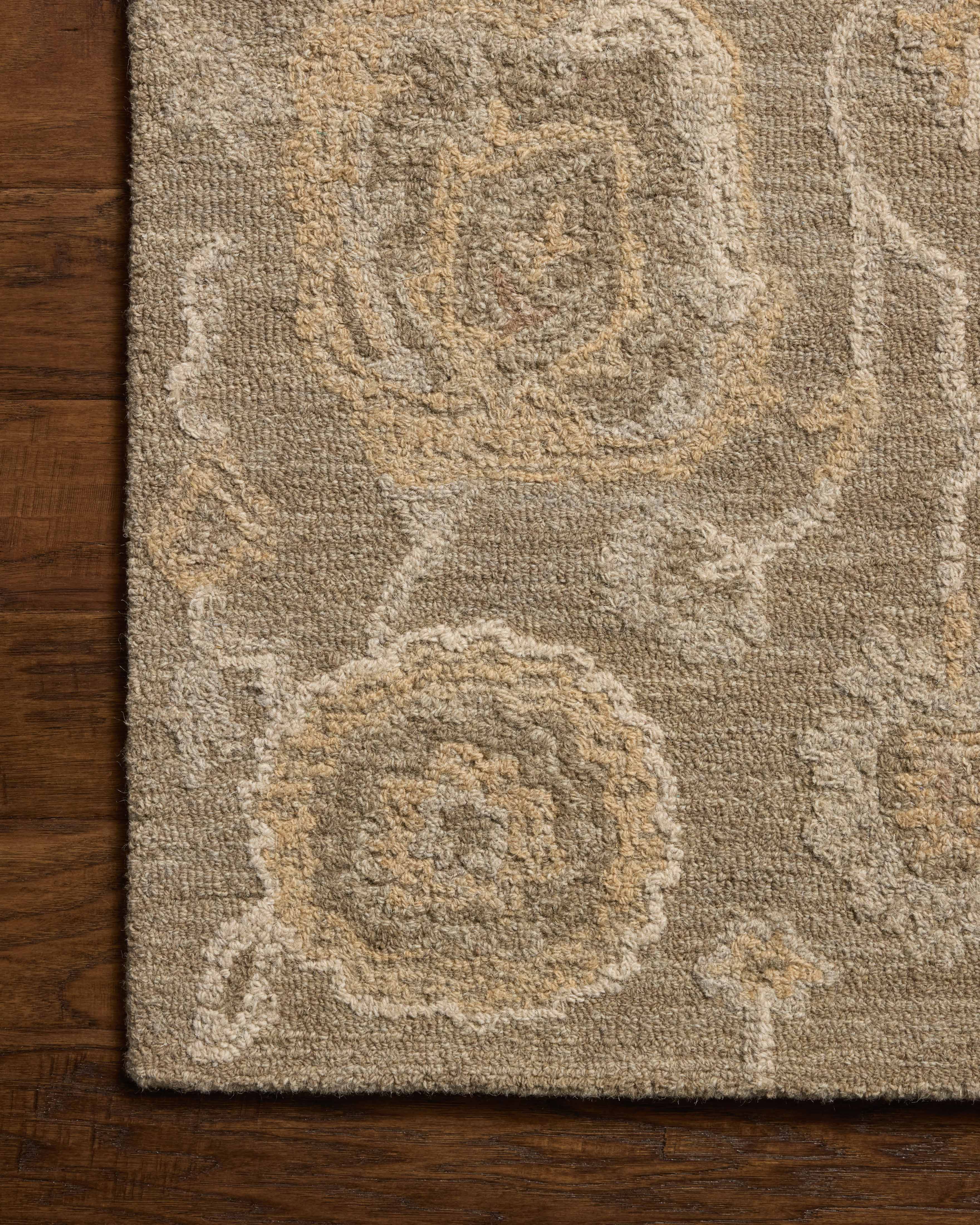Chris Loves Julia x Loloi Dorothea Oak / Natural Rug RUGS - wool Loloi