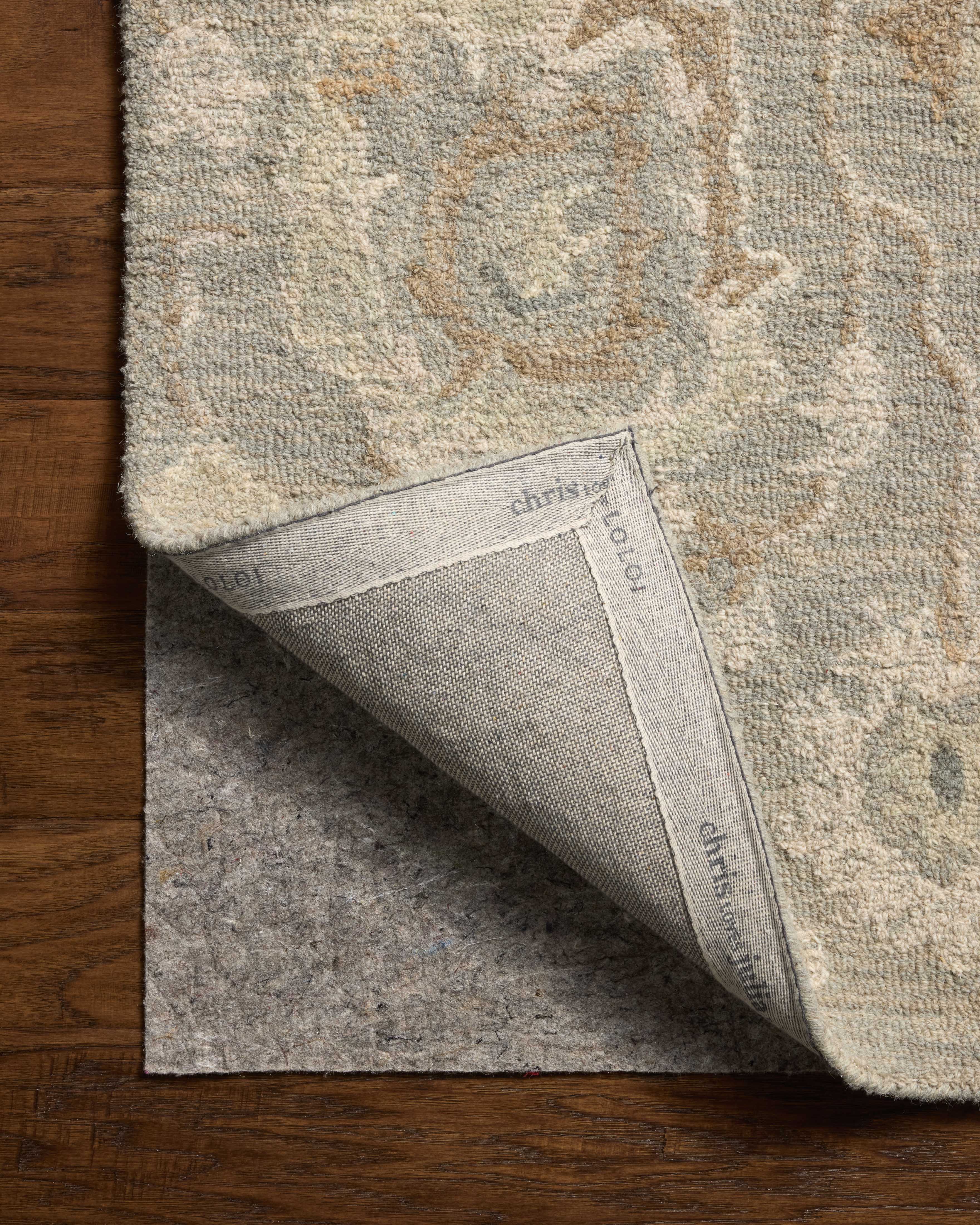 Chris Loves Julia x Loloi Dorothea Stone / Multi Rug RUGS - wool Loloi