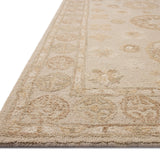 Chris Loves Julia x Loloi Dorothea Dove / Natural Rug RUGS - wool Loloi