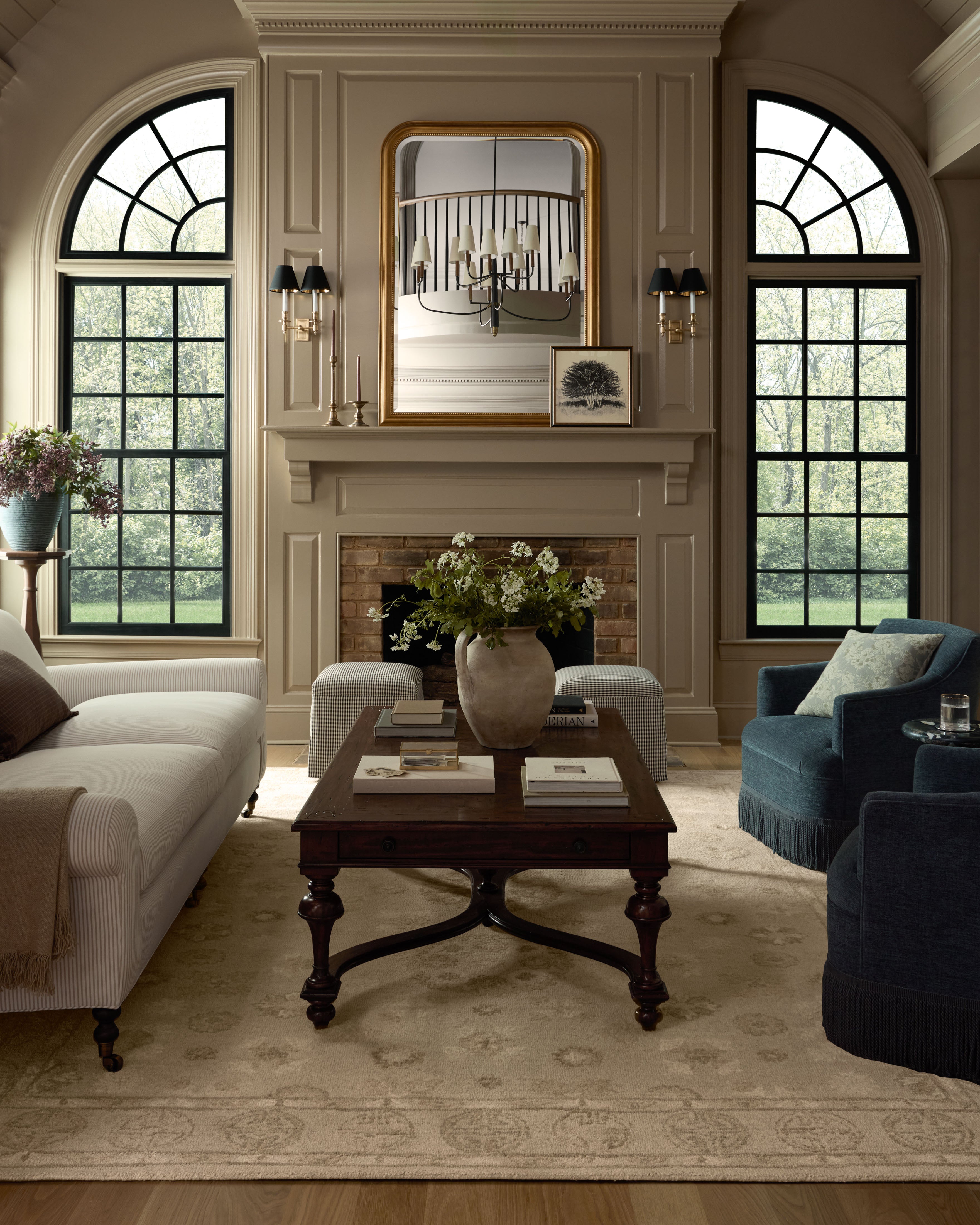 Chris Loves Julia x Loloi Dorothea Dove / Natural Rug RUGS - wool Loloi