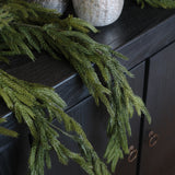 Faux Dripping Pine Garland CHRISTMAS 2025 Tri W Imports