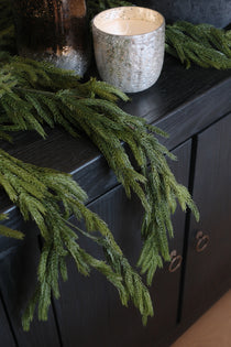 Faux Dripping Pine Garland CHRISTMAS 2025 Tri W Imports