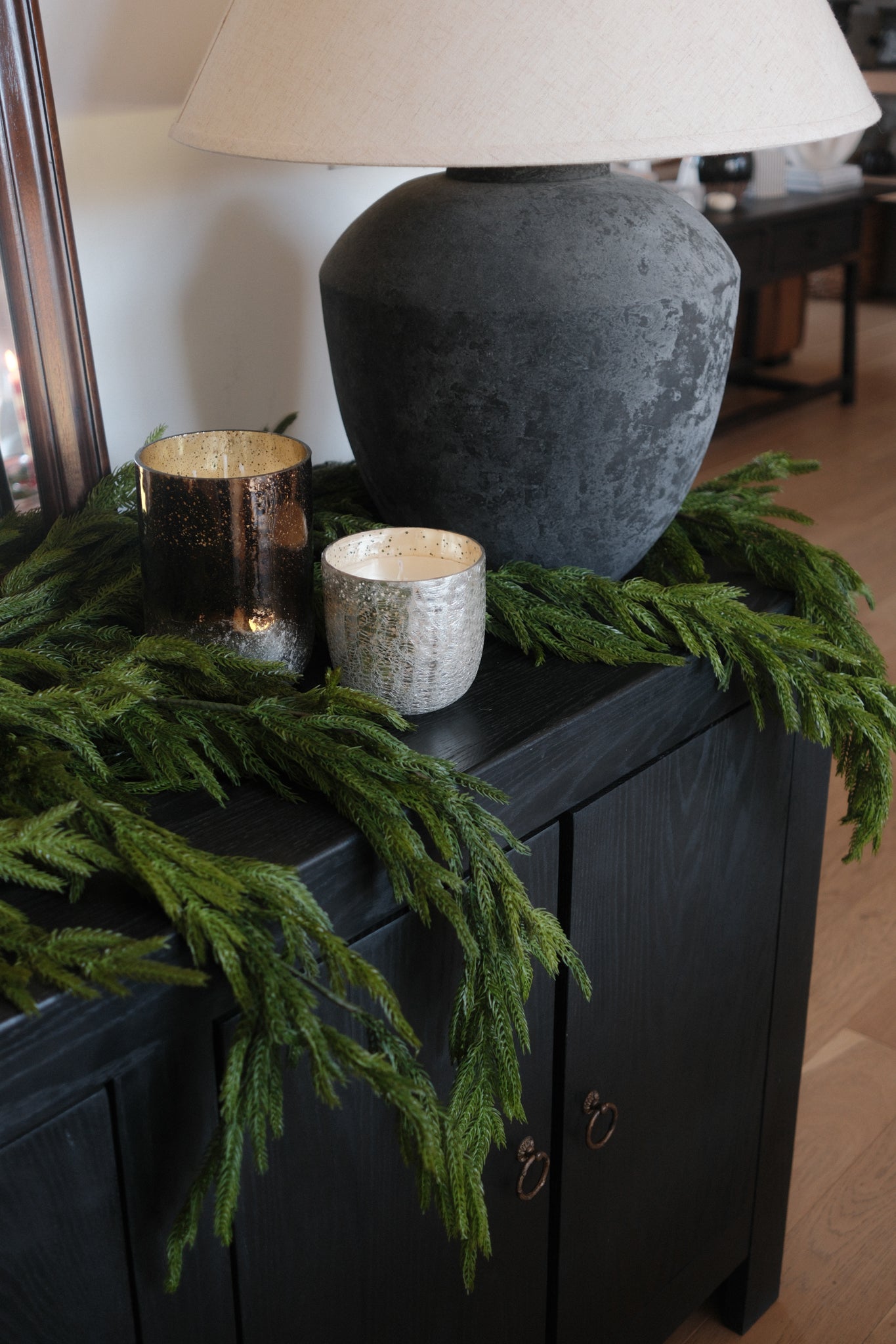 Faux Dripping Pine Garland CHRISTMAS 2025 Tri W Imports