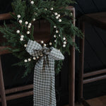 White Plum Berry Cypress Wreath CHRISTMAS 2025 Luxe B Co (Faire)
