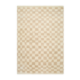 Damian Beige Checkered Rug