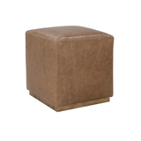 FLOOR MODEL - Dena Leather Ottoman FURNITURE - floor model Rowe Furniture