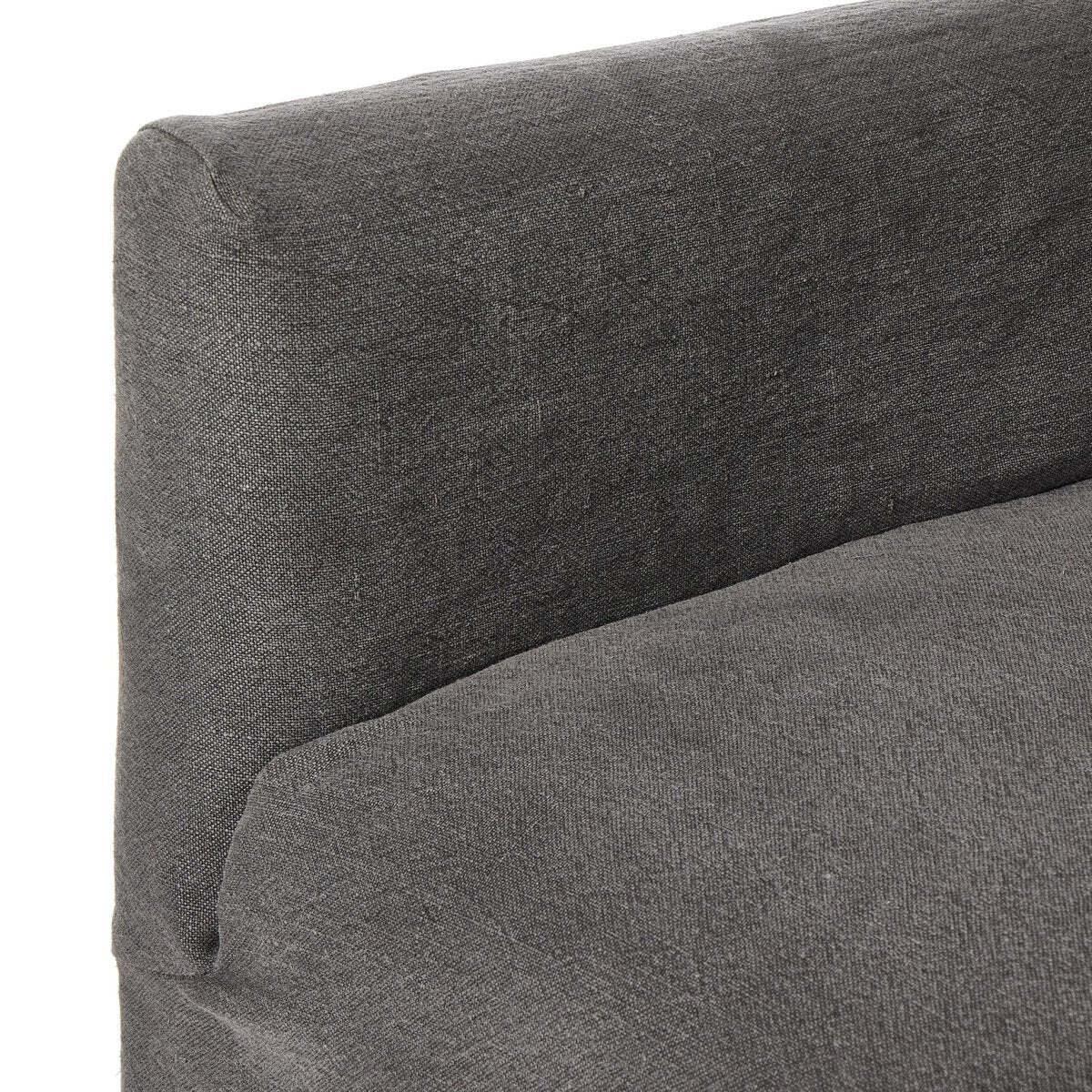 Lowell Slipcover Swivel Chair - Broadway Demin FURNITURE - lounge chair Four Hands