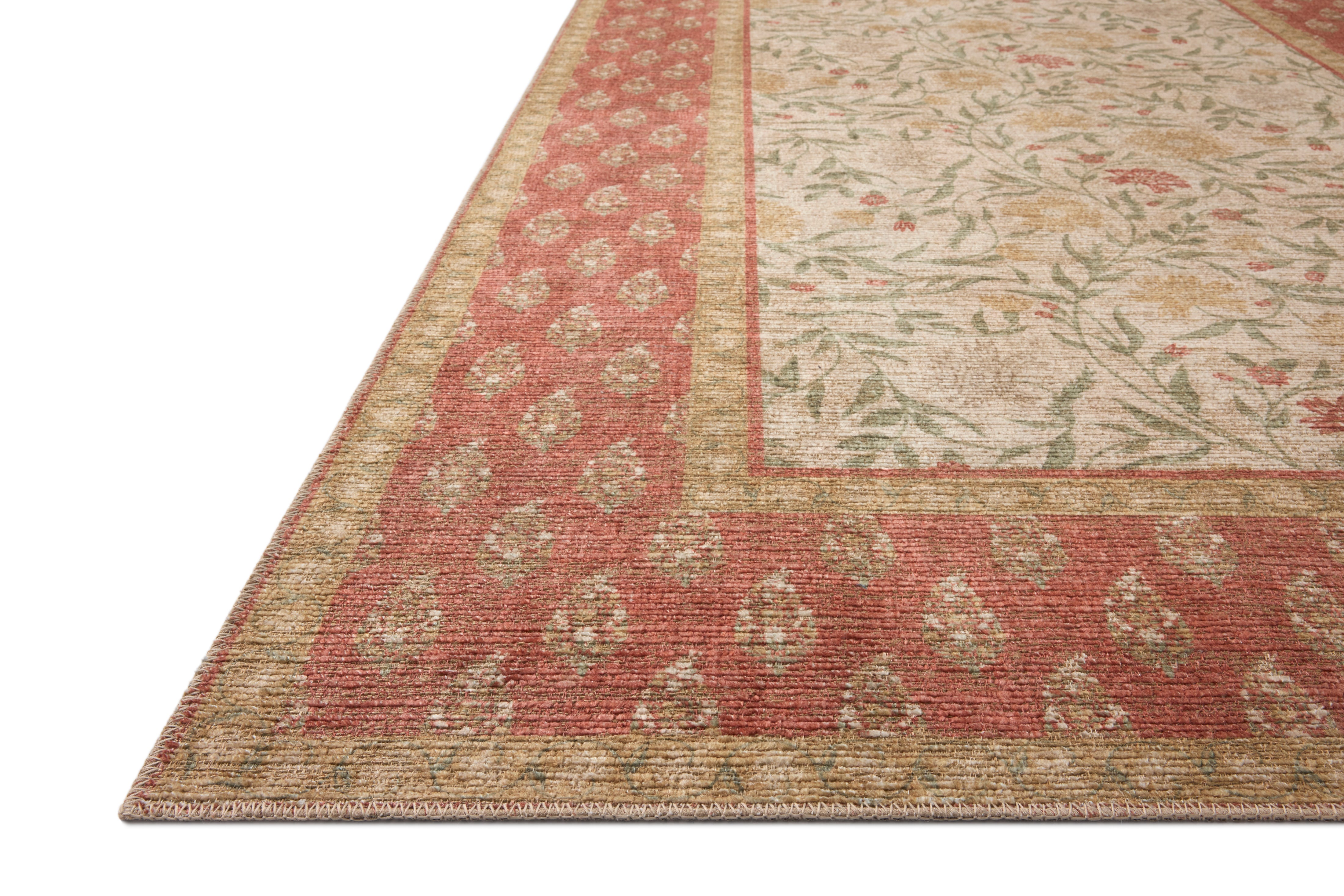 Rifle Paper Co. x Loloi Edinburgh Ivory / Spice Rug RUGS - jute Loloi