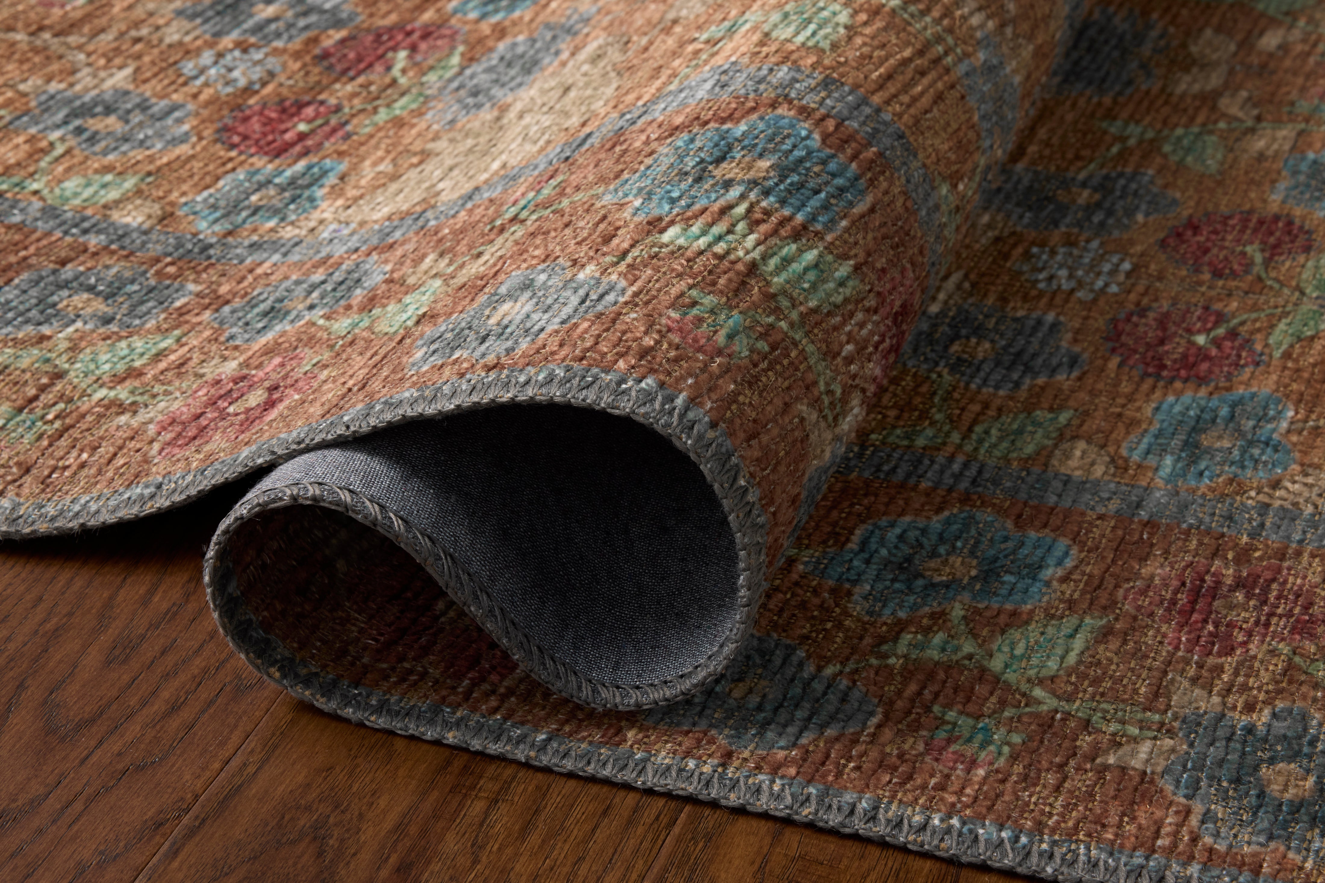 Rifle Paper Co. x Loloi Edinburgh Cinnamon / Multi Rug RUGS - jute Loloi 18" x 18"