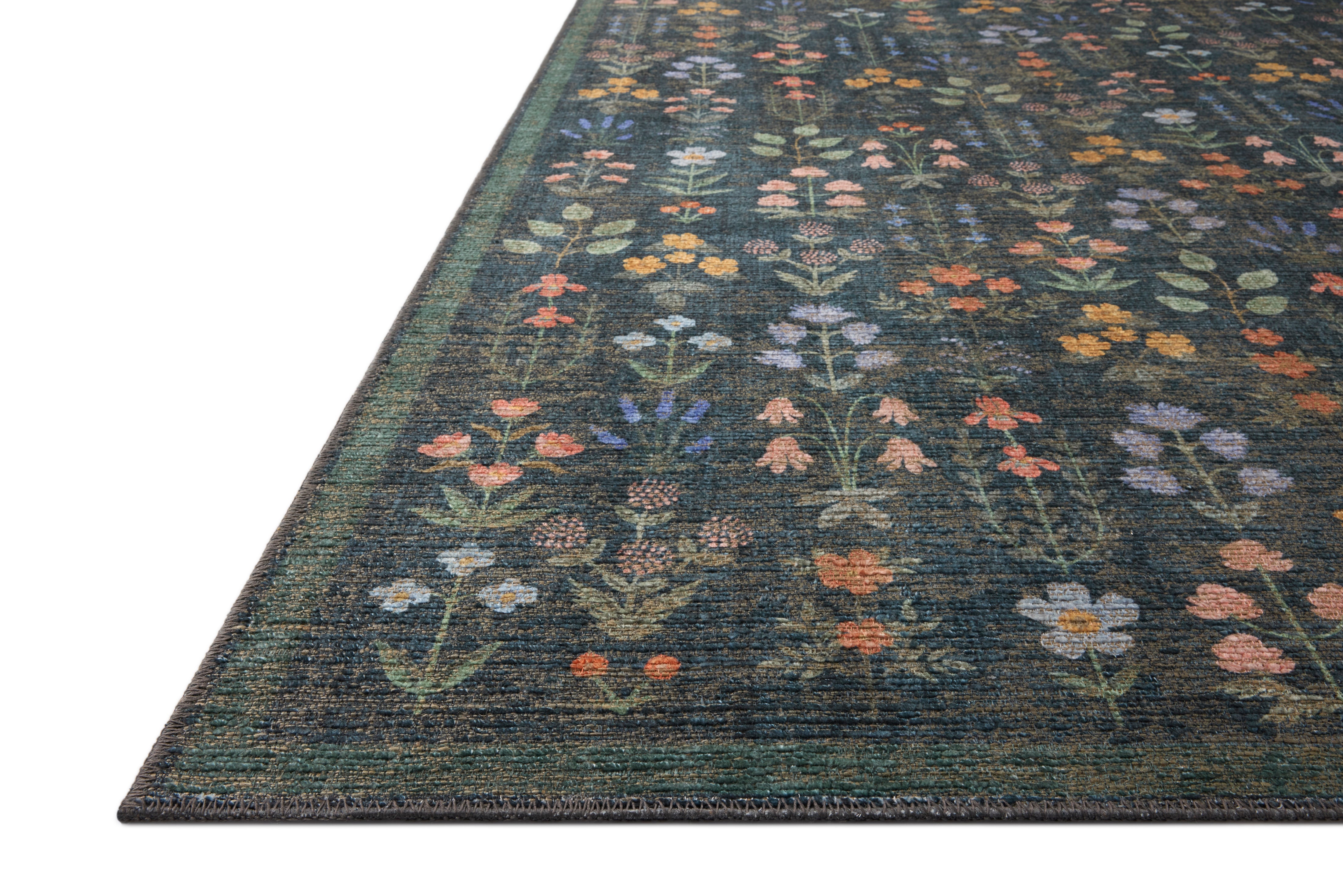 Rifle Paper Co. x Loloi Edinburgh Navy / Multi Rug RUGS - jute Loloi