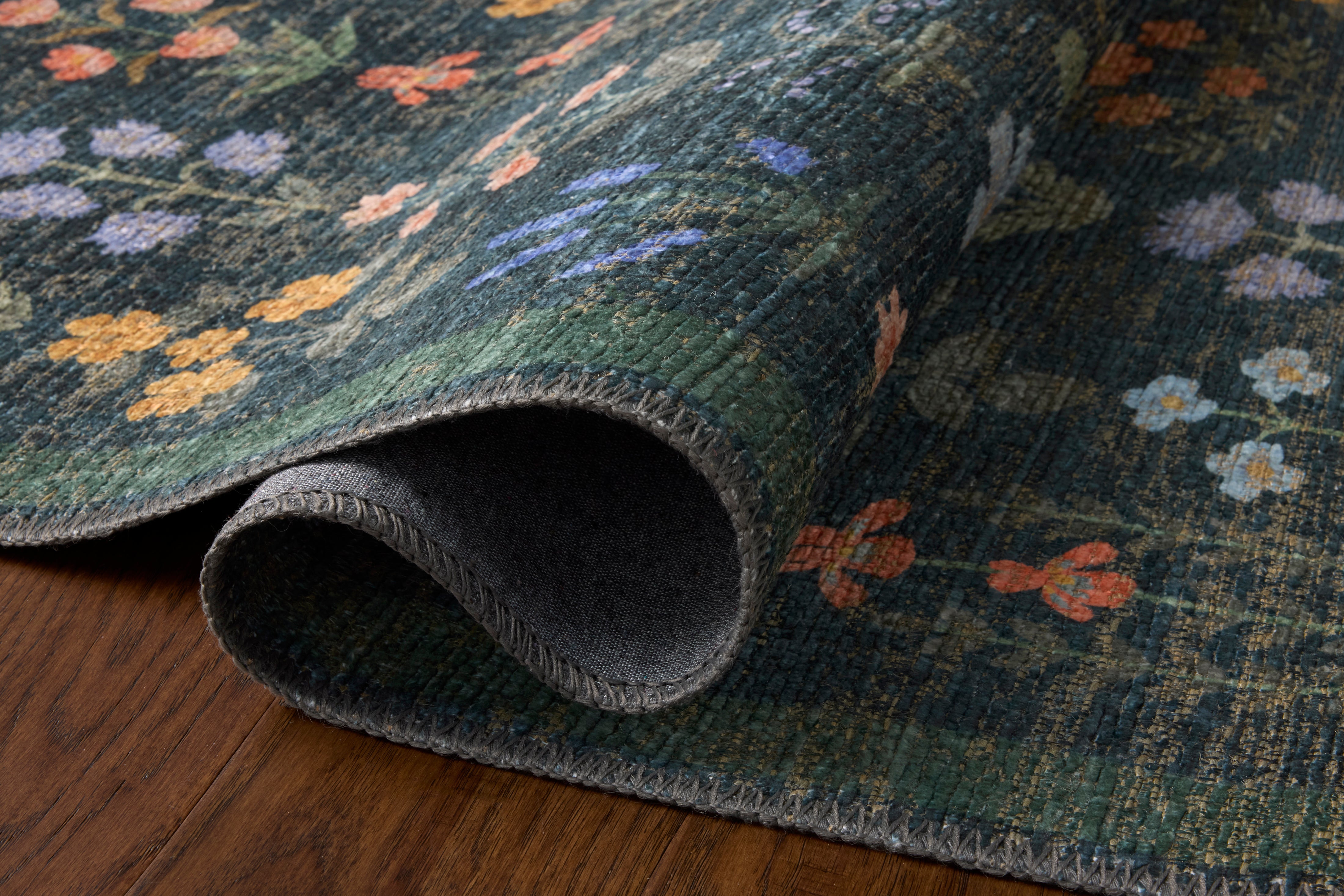 Rifle Paper Co. x Loloi Edinburgh Navy / Multi Rug RUGS - jute Loloi