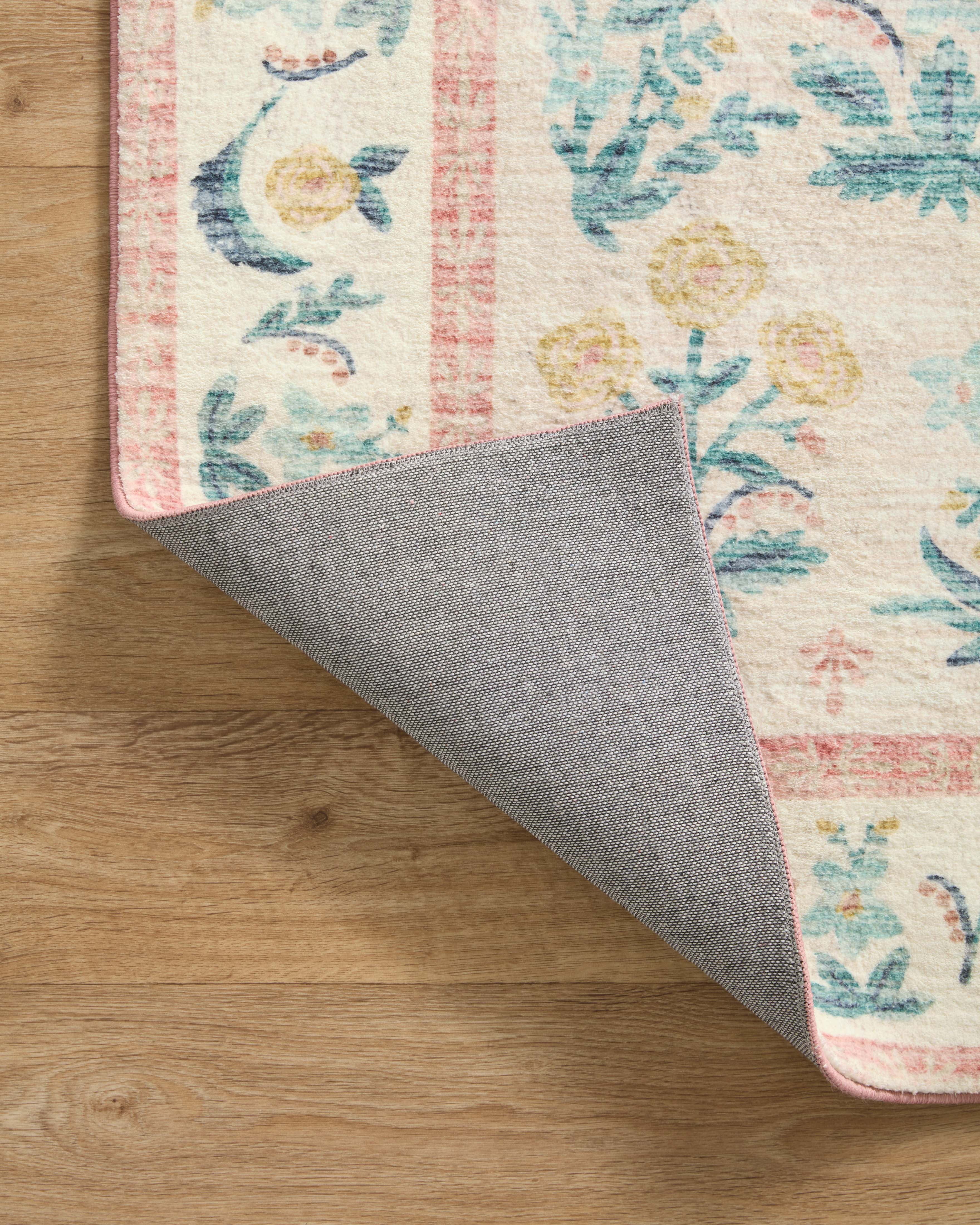 Rifle Paper Co. X Loloi/ Eden Mughal Rose Blush Rug 0-RUGS-patterned Loloi
