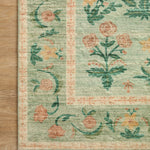 Rifle Paper Co. X Loloi/ Eden Mughal Rose Moss Rug 0-RUGS-patterned Loloi