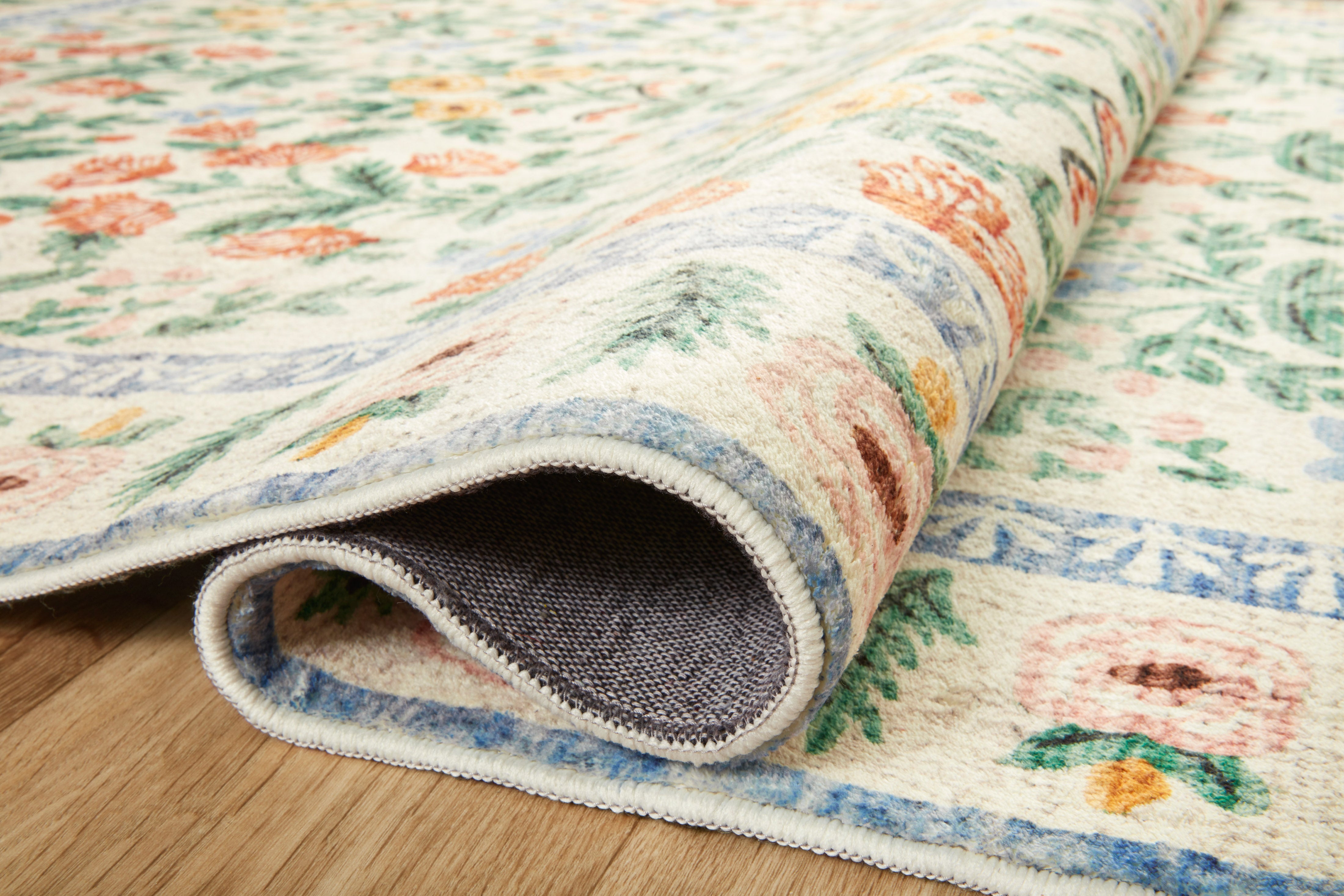 Rifle Paper Co. x Loloi Eden Mughal Garden Cream Rug 0-RUGS-patterned Loloi
