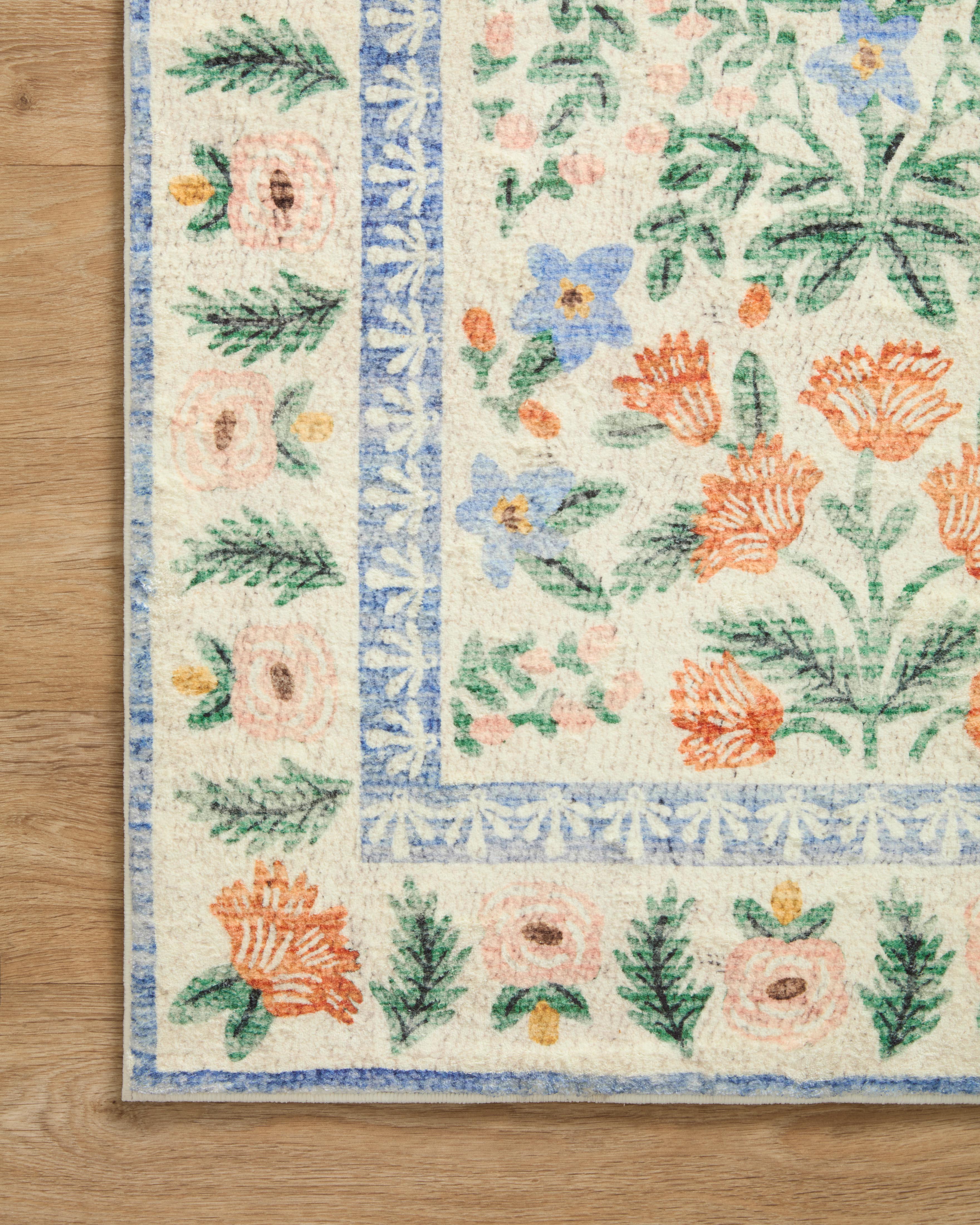 Rifle Paper Co. x Loloi Eden Mughal Garden Cream Rug 0-RUGS-patterned Loloi