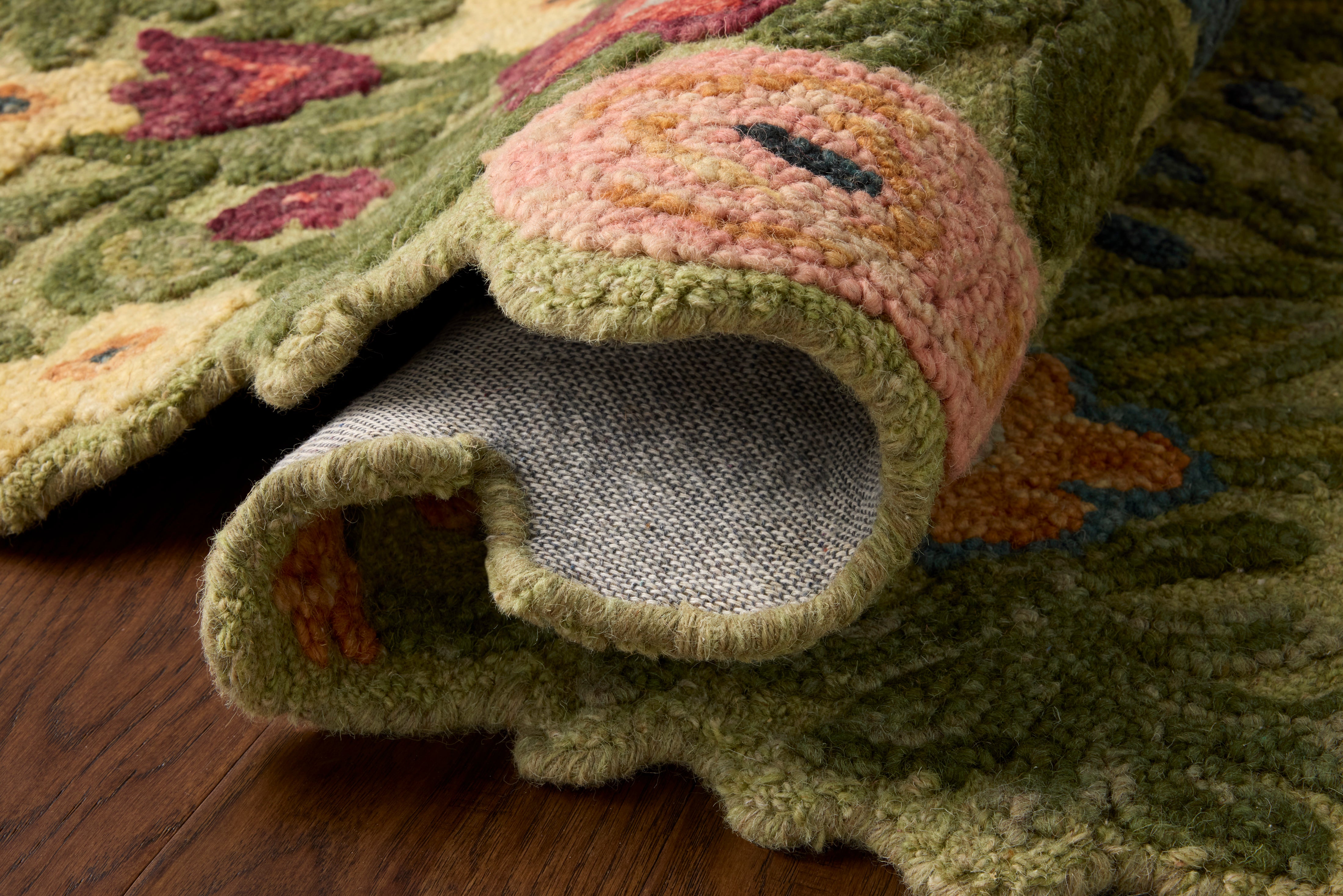 Rifle Paper Co. x Loloi Edith Green / Multi Rug RUGS - wool Loloi