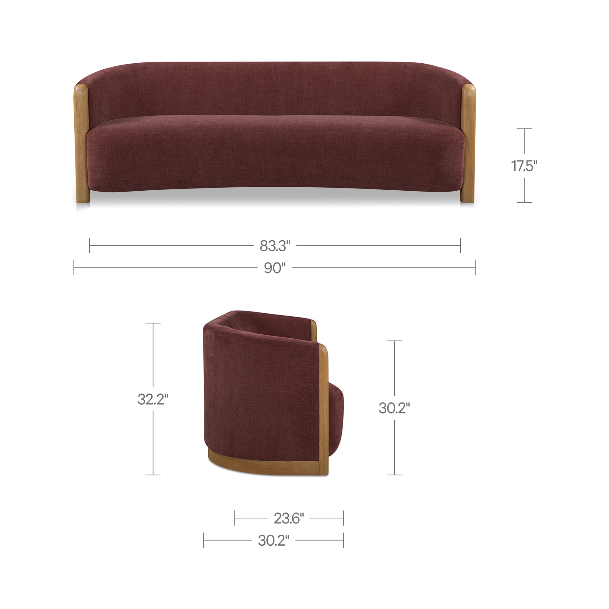 Anya Sofa FURNITURE - sofa Moe's Furniture