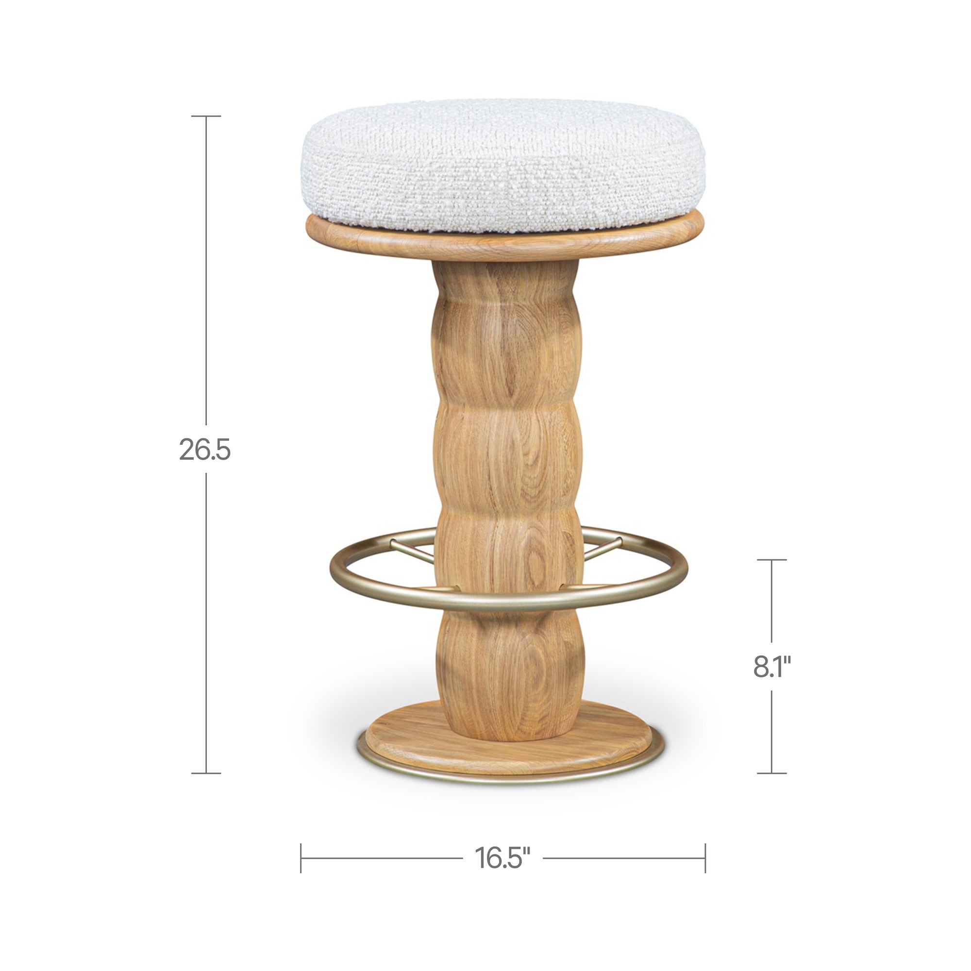 Nio Swivel Counter Stool FURNITURE - counter stool Moe's Furniture