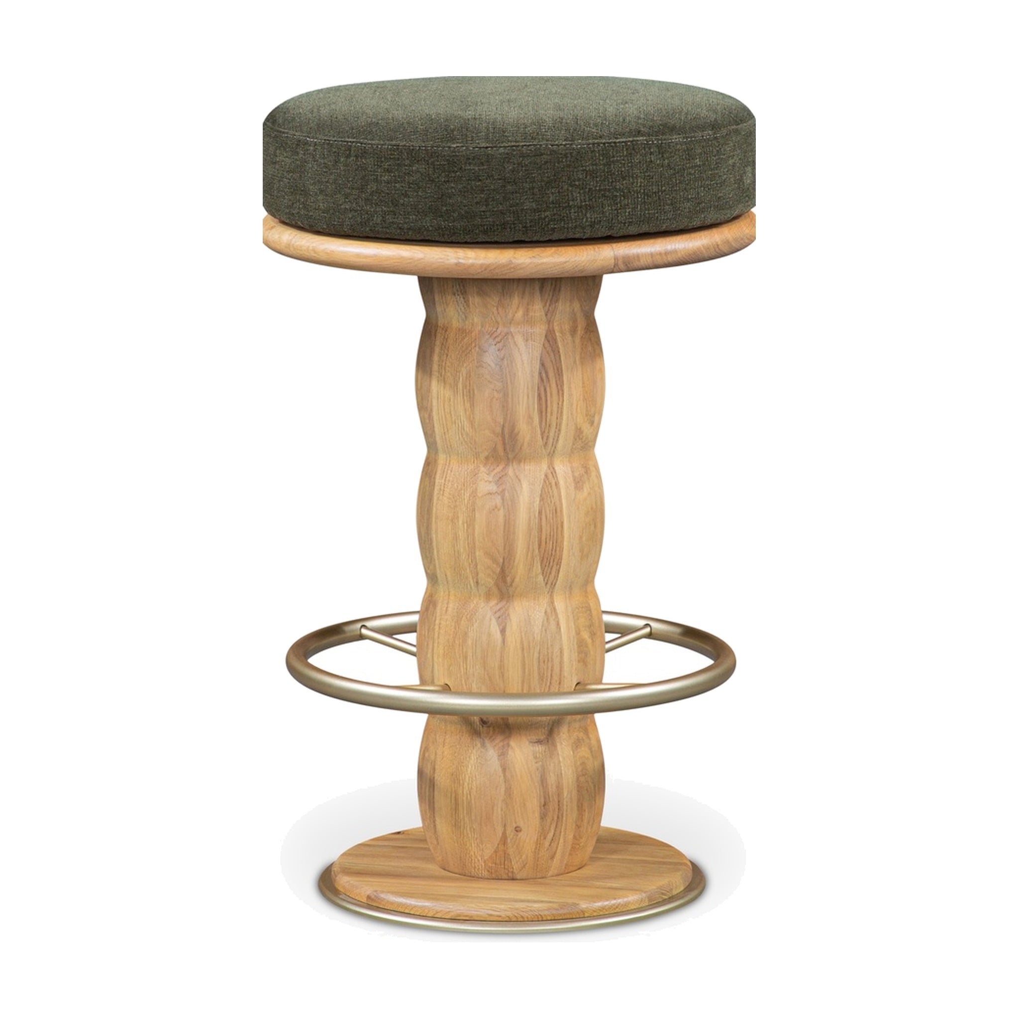 Nio Swivel Counter Stool FURNITURE - counter stool Moe's Furniture Green