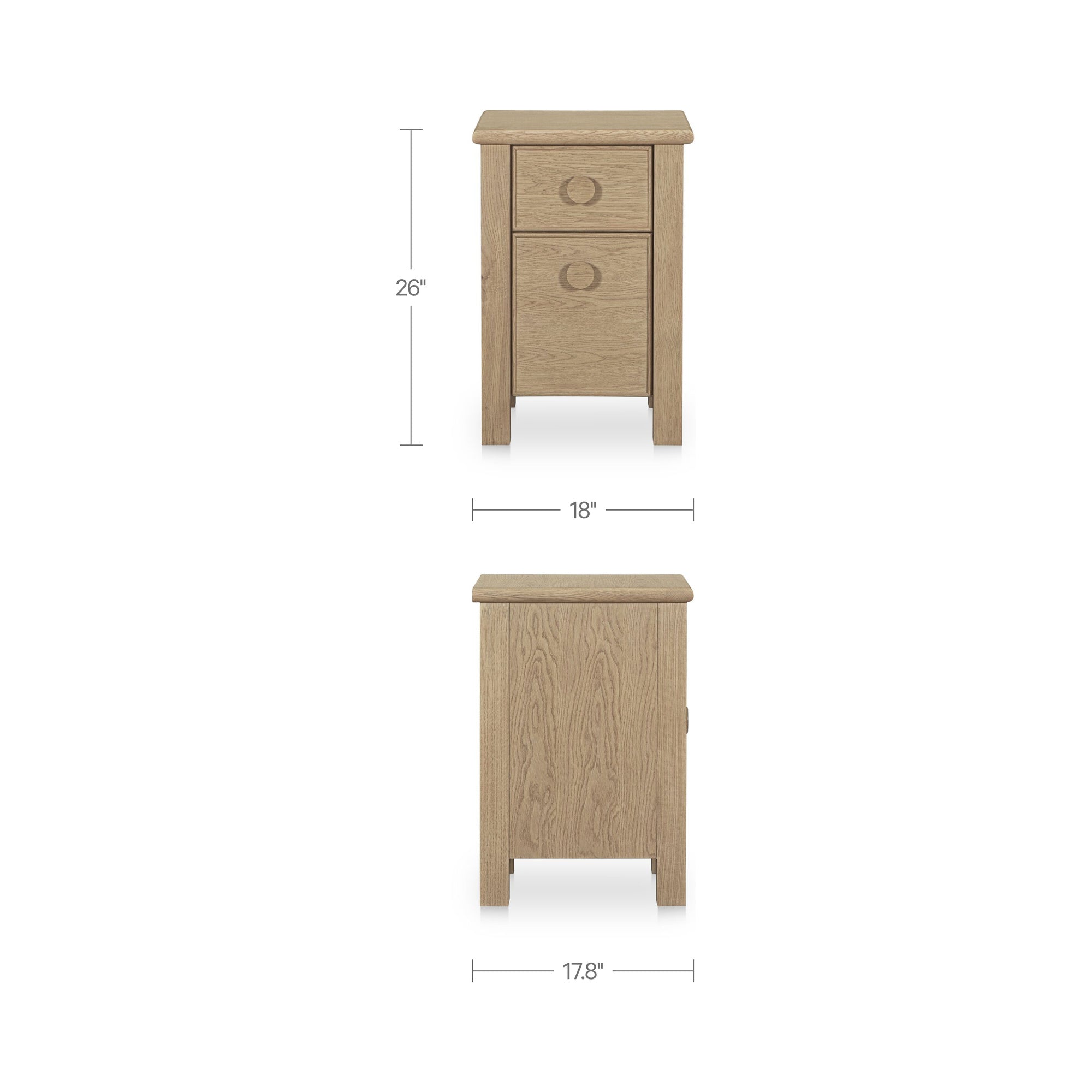 Loren Nightstand FURNITURE - nightstand Moe's Furniture